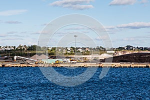 Heavy Equipment at Coal Shipping Area