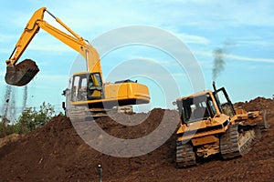 Heavy Equipment in Operation