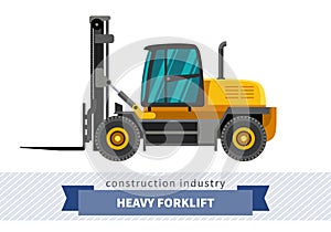 Heavy forklift industrial crane