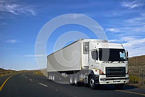 Heavy Goods in Transit via Tarred Roads photo