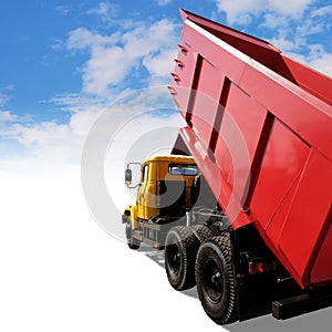 Heavy industrial tipper photo