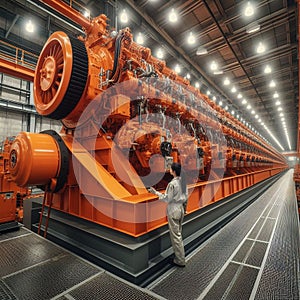 Heavy Industry inside: Machinery and systems for diesel power generation