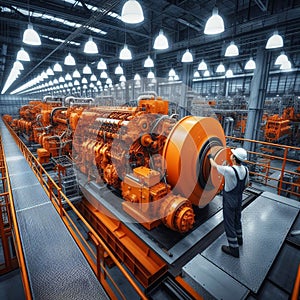 Heavy Industry inside: Machinery and systems for diesel power generation