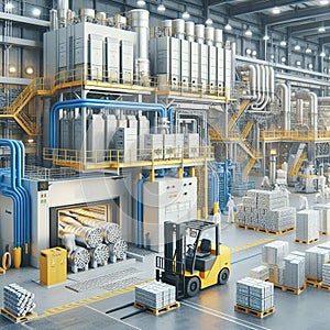 Heavy Industry inside: Metallic good process.