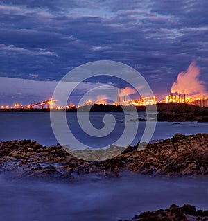 Heavy Industry near Gladstone, Queensland