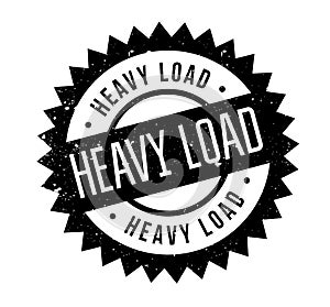 Heavy Load rubber stamp