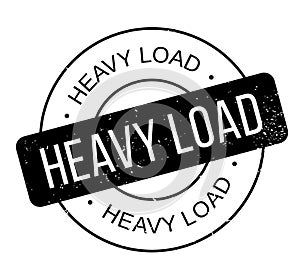 Heavy Load rubber stamp