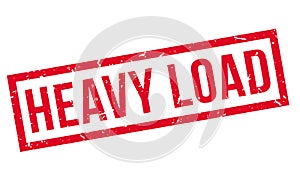Heavy Load rubber stamp