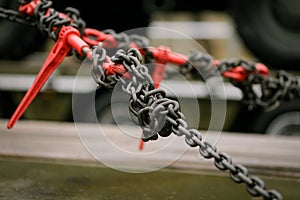 Heavy metal chain and hook