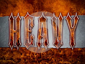 Heavy Metal Themed background