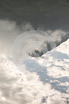 Heavy mist over Arenal Volcano, Costa Rica