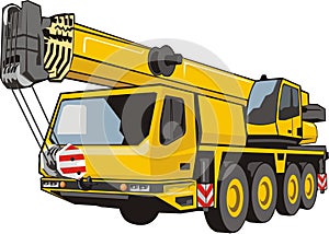 heavy mobile crane photo