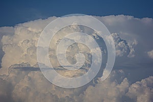 Heavy rain clouds in summer