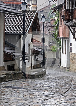 Heavy rain in the Old town