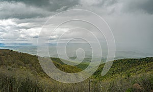 Heavy Rain Storm over Shenandoah Valley