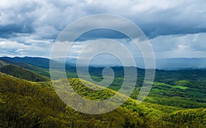 Heavy Rain Storm over Shenandoah Valley