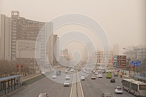 Heavy smog pollution hits Beijing, China