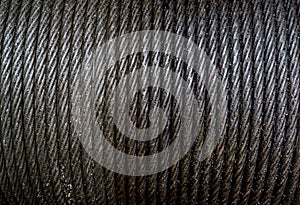 Heavy steel wire cable in industry