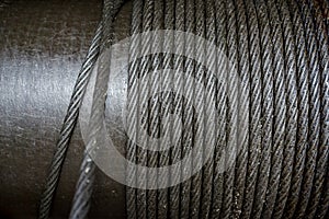 Heavy steel wire cable in industry