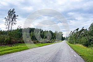 Heavy storm aftermath