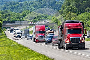 Heavy Summer Interstate Traffic