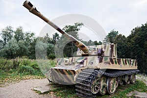 Heavy tank of Wehrmacht Tiger I photo