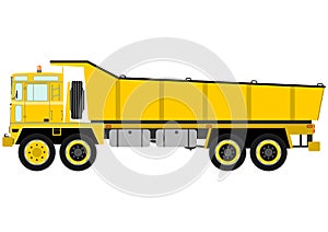 Heavy tipper truck