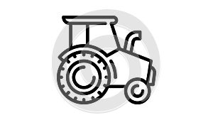 Heavy tractor icon animation