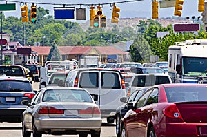 Heavy Traffic Gridlock