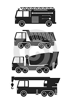 Heavy vehicles for different work