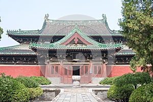 Longxing Temple. a famous historic site in Zhengding, Hebei, China. photo