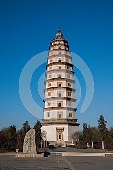Hebei Province, one of Sambo Dingzhou tower