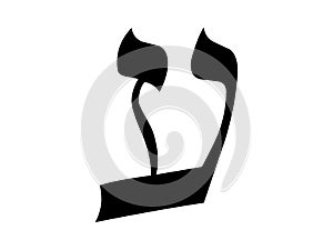 Hebrew alphabet letter Ayin