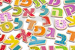 Hebrew alphabet letters