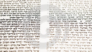 Hebrew Biblical Text With Selective Focus
