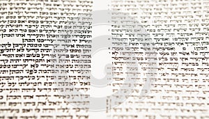 Hebrew Biblical Text With Selective Focus