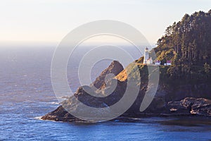 Heceta Head Lighthouse and Coastline