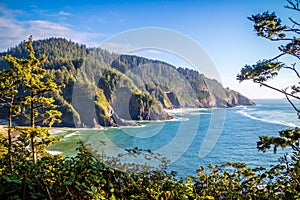 Heceta Head Lighthouse State Park Scenic Viewpoint in Florence, Oregon