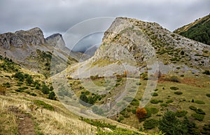 Hecho valley in Huesca province, Aragon, Span photo