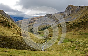 Hecho valley in Huesca province, Aragon, Span photo