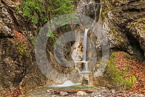 Heckenbach waterfall, Bavaria, Germany