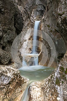 Heckenbach waterfall, Bavaria, Germany