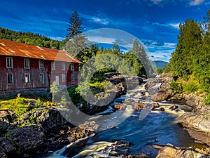 Heddal MÃ¸lle Omnesfossen Historic Mill