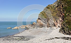 Heddon`s Mouth on the North Devon Coast