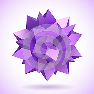 Hedra star on white backdrop