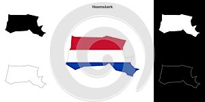 Heemskerk outline map