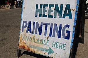 Heena painting shop Udaipur India photo