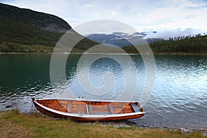 Heggjebottvatnet - River Otta reservoir in Norway