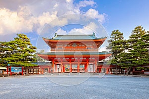 Heian jingu Shrine in Kyoto, Japan