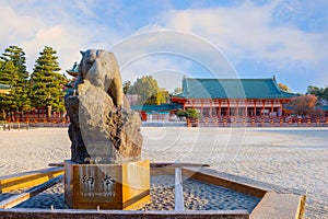 Heian-jingu Shrine in Kyoto, Japan